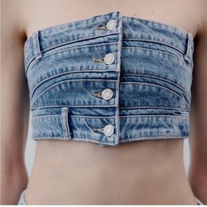Zara Jean Strapless Top